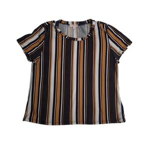 A'GACI Striped Top Size M